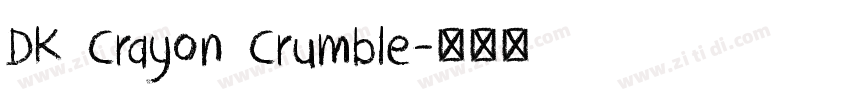 DK Crayon Crumble字体转换